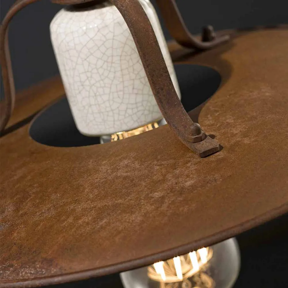 craft and down lamp ceramic and metal Kristen Ferroluce Viadurini