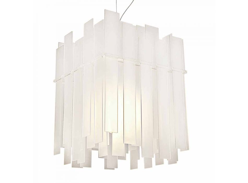 Contemporary white design lamp Ketty 60x60cm made in Italy Viadurini