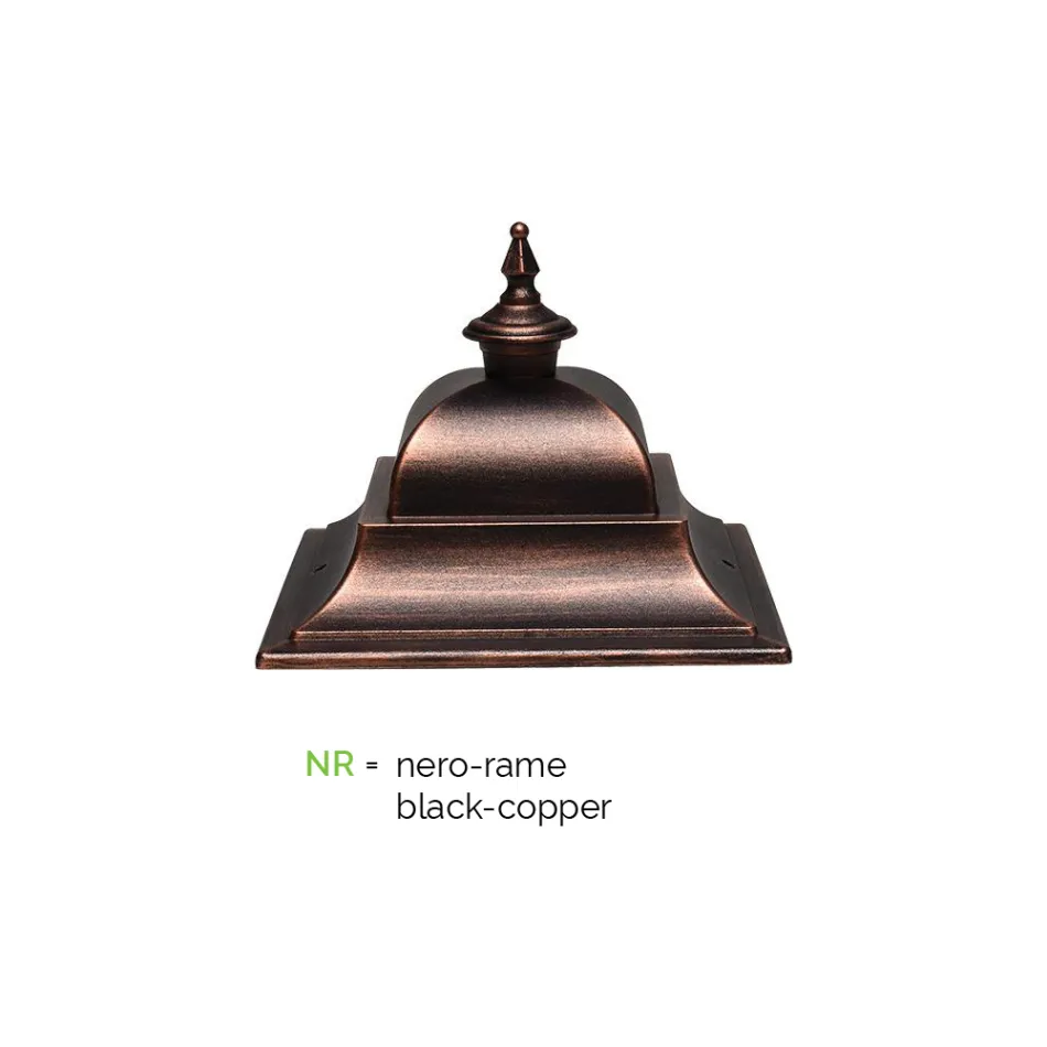 Outdoor Suspension Lamp in Aluminum and Glass Made in Italy - Bonaria Viadurini