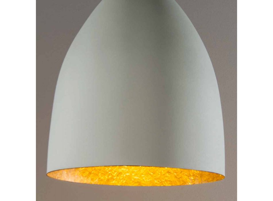Suspension lamp In-es.artdesign Flower S Cement concrete finish Viadurini