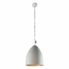Suspension lamp In-es.artdesign Flower S Cement concrete finish Viadurini