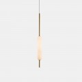 Suspended Lamp with 1, 3 or 6 Lights in Brass Modern Design - Typha by Il Fanale
