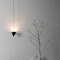 Suspended Lamp in Black Aluminum Wire and Large Design Cone - Mercado