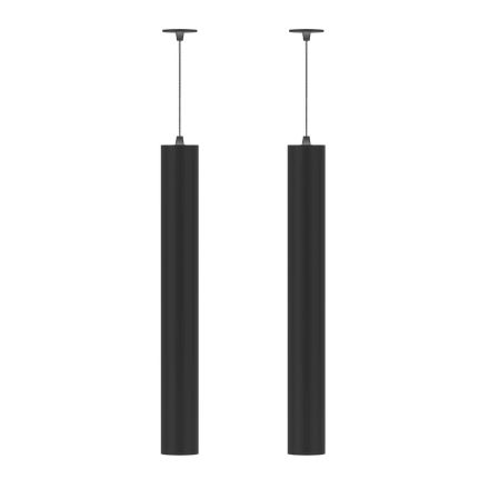 Suspended Recessed Lamp in White or Black Aluminum, 2 Pieces - Rebolla Viadurini