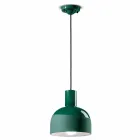 Retro Style Suspension Lamp in Ceramic Made in Italy - Ferroluce Caxixi Viadurini