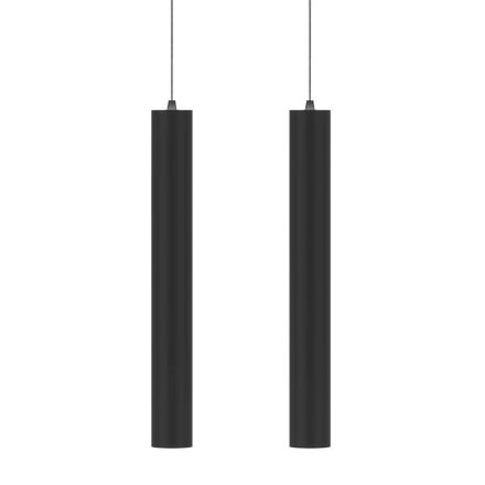Decorative Suspended Lamp in White or Black Aluminum, 2 Pieces - Rebolla Viadurini