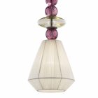 Handmade Hanging Lamp in Venice Glass, Made in Italy - Amilia Viadurini