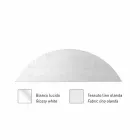 Suspended Metal Lamp with Net or Linen Lampshade Made in Italy - Jump Viadurini