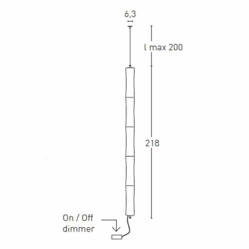 Suspended Lamp in White Polyethylene and Metal Made in Italy - Asturias Viadurini