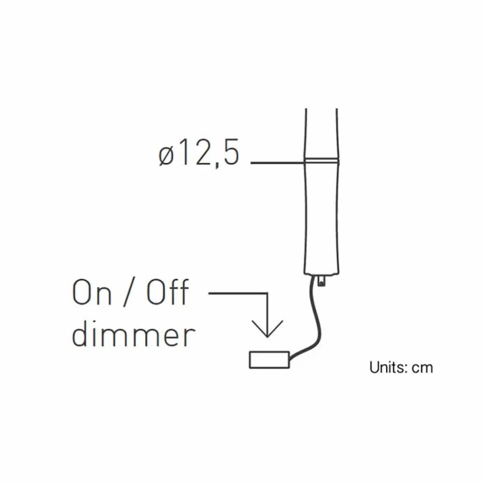 Suspended Lamp in White Polyethylene and Metal Made in Italy - Asturias Viadurini