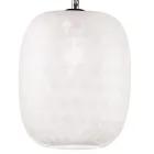 Venetian Glass and Chrome Metal Pendant Lamp Made in Italy - Calima Viadurini