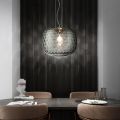 Handcrafted Venetian Blown Glass Hanging Lamp - Cloe Balloton