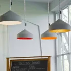 Modern suspended lamp In-es.artdesign Cyrcus Painted concrete Viadurini