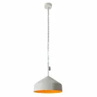 Modern suspended lamp In-es.artdesign Cyrcus Painted concrete Viadurini