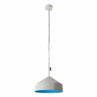 Modern suspended lamp In-es.artdesign Cyrcus Painted concrete Viadurini