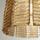 Modern Suspended Lamp in Luxury Handcrafted Glass Made in Italy - Valadier Viadurini