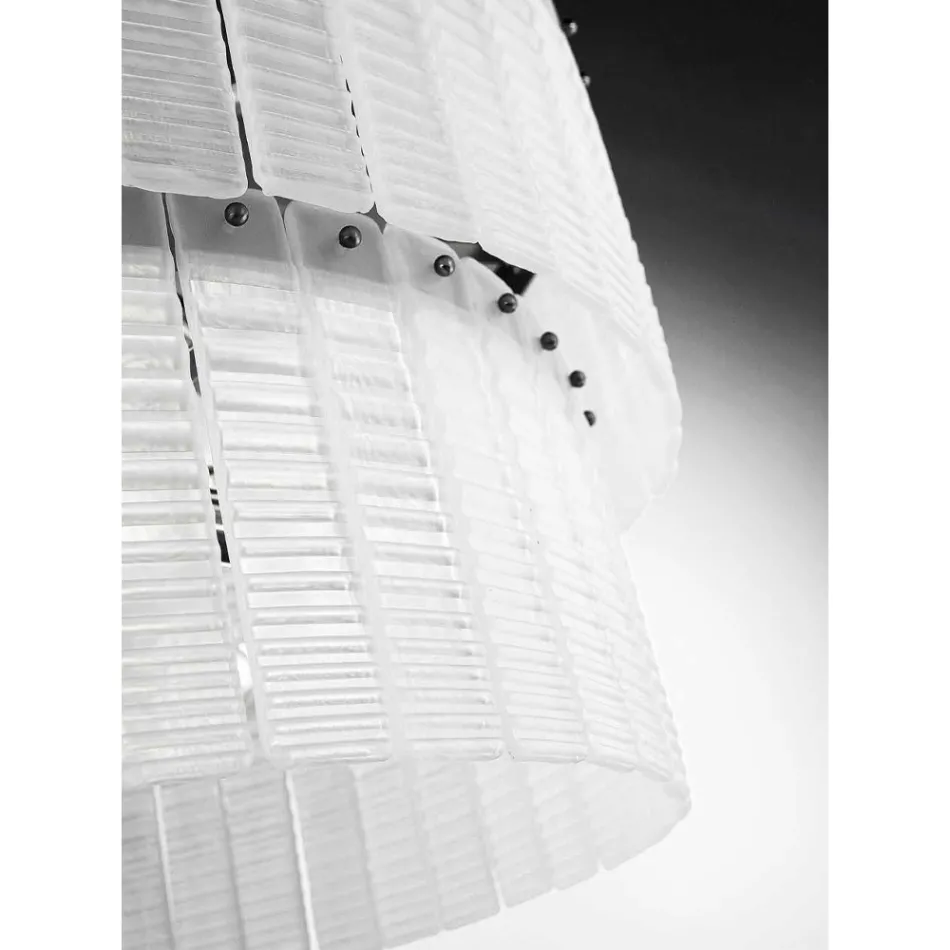 Modern Suspended Lamp in Luxury Handcrafted Glass Made in Italy - Valadier Viadurini