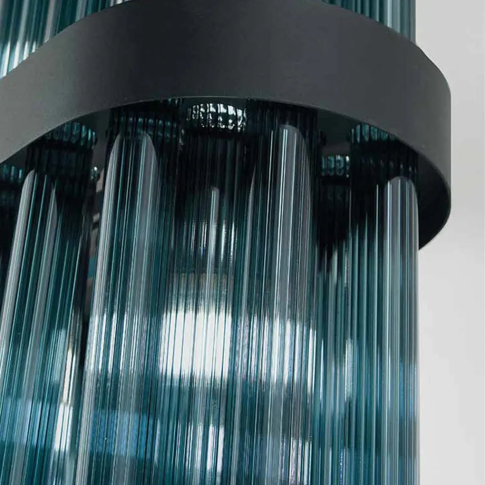 Modern Suspended Lamp in Luxury Blown Glass Made in Italy - Maesta Viadurini