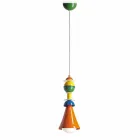 Multicolor hanging lamp Slide Otello Hanging aluminum made in Italy Viadurini