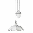 Ups and Down Hanging Lamp in Hand-Decorated Wavy Ceramic - Belluno Viadurini