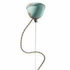 retro style handmade pendant lamp Ferroluce Viadurini