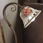 Table Lamp in Metal and Handmade Ceramic with Passanastri - Naples Viadurini
