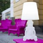 Slide Lady of Love table lamp of luminous design made in Italy Viadurini