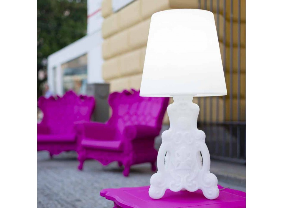 Slide Lady of Love table lamp of luminous design made in Italy Viadurini