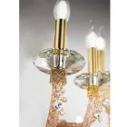 Classic 12 Lights Chandelier in Blown Glass and Hand Details - Phaedra Viadurini