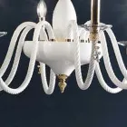 Classic 24 Lights Chandelier in Blown Glass and Hand Details - Phaedra Viadurini