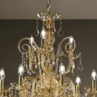 Chandelier 27 Lights in Venetian Glass Handmade in Italy - Florentine Viadurini