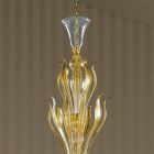 16 Lights Handmade Venetian Glass Chandelier, Made in Italy - Agustina Viadurini