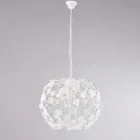 Three-light metal and crystal chandelier for the living room – Orchidea Viadurini