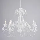 Shabby Chic 5-Light Chandelier for a Romantic Atmosphere – Perla Viadurini