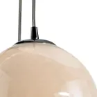 Five-Dome Venetian Glass Chandelier Made in Italy - Lucilla Viadurini