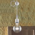 Rustic design pendant lamp made of ceramic by Ferroluce