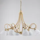 Cosmo Black Metal and Glass Indoor Pendant Light Viadurini