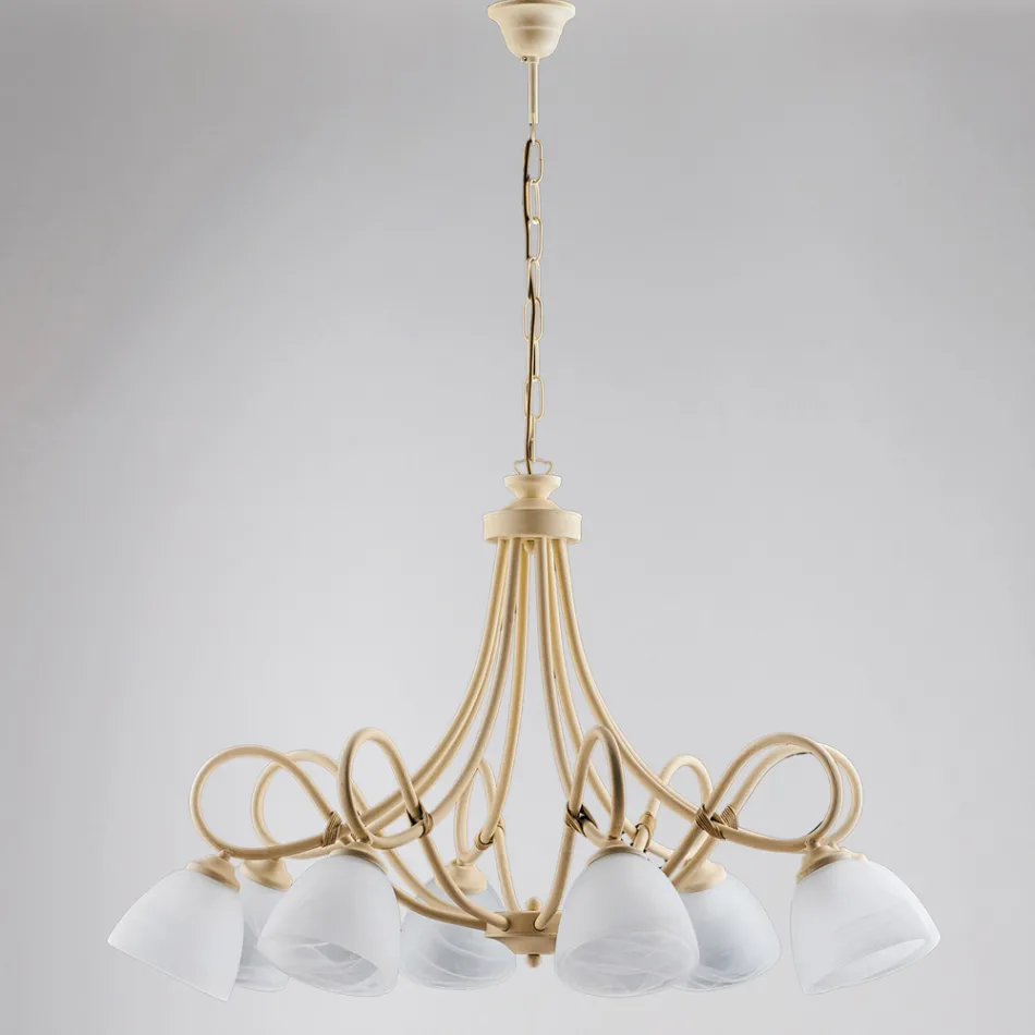 Cosmo Black Metal and Glass Indoor Pendant Light Viadurini