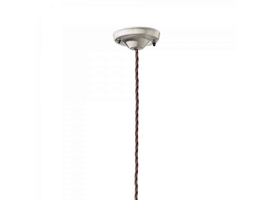 Suspended chandelier industrial style Ferroluce Viadurini