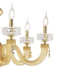 Classic Chandelier 18 Lights in Italian Luxury Handcrafted Glass - Saline Viadurini