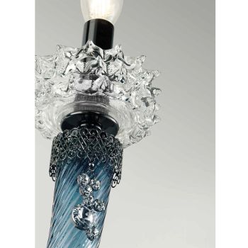 Classic Chandelier 18 Lights in Italian Luxury Handcrafted Glass - Saline