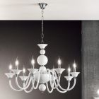 Luxury Italian Handmade Glass Chandelier 8 Lights - Mindful Viadurini