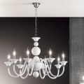 Luxury Italian Handmade Glass Chandelier 8 Lights - Mindful