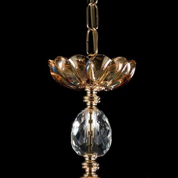 Classic crystal chandelier with 3 lights Belle, made in Italy