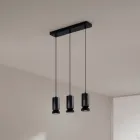 Chandelier with 3 LEDs in Powder Coated Aluminum and Adjustable Cable - Buxus Viadurini