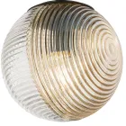 Chandelier with 3 Lights in Blown Glass in the Shape of a Sphere Made in Italy - Prilla Viadurini