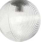 Chandelier with 6 Lights in Blown Glass in the Shape of a Sphere Made in Italy - Prilla Viadurini