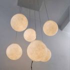 Modern design chandelier In-es.artdesign Six Moons in nebulite Viadurini