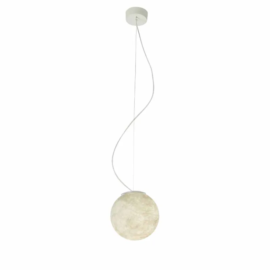 Modern design chandelier In-es.artdesign White moon in nebulite Viadurini