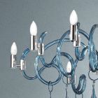 Handmade 9 Light Chandelier in Venetian Glass Made in Italy - Bernadette Viadurini